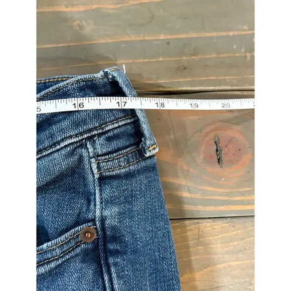 Lucky Brand Mid Rise Straight Sweet blue jeans women's size 14 - Picture 10 of 12